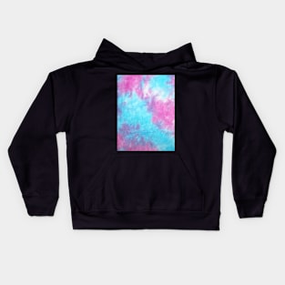 Summr Tie Dye Pink Pop Kids Hoodie